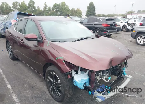 2025 Nissan Sentra Sv z USA, uszkodzony, nr VIN 3N1AB8CV0SY243906